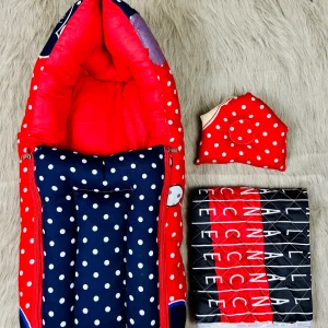 4) 2 in 1 baby sefty bed( হেড পিলো ও ইউরিন ম্যাট ফ্রী)