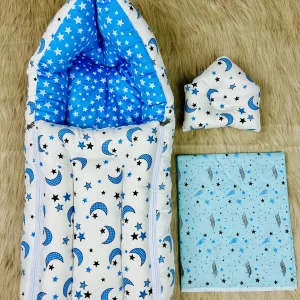 3) 2 in 1 baby sefty bed ( হেড পিলো ও ইউরিন ম্যাট ফ্রী)