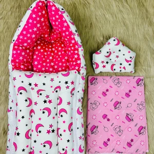 1) 2 in 1 baby sefty bed( হেড পিলো ও ইউরিন ম্যাট ফ্রী)