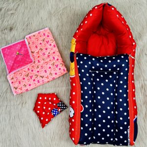 4) 2 in 1 baby sefty bed( হেড পিলো ও ইউরিন ম্যাট ফ্রী)